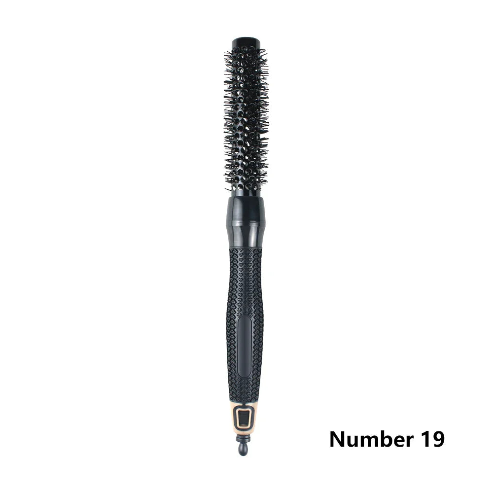 Wholesale High Quality Custom Logo Soft nylon Brush for Salon and home Roll Round Brush Set for Beauty Salon Blower