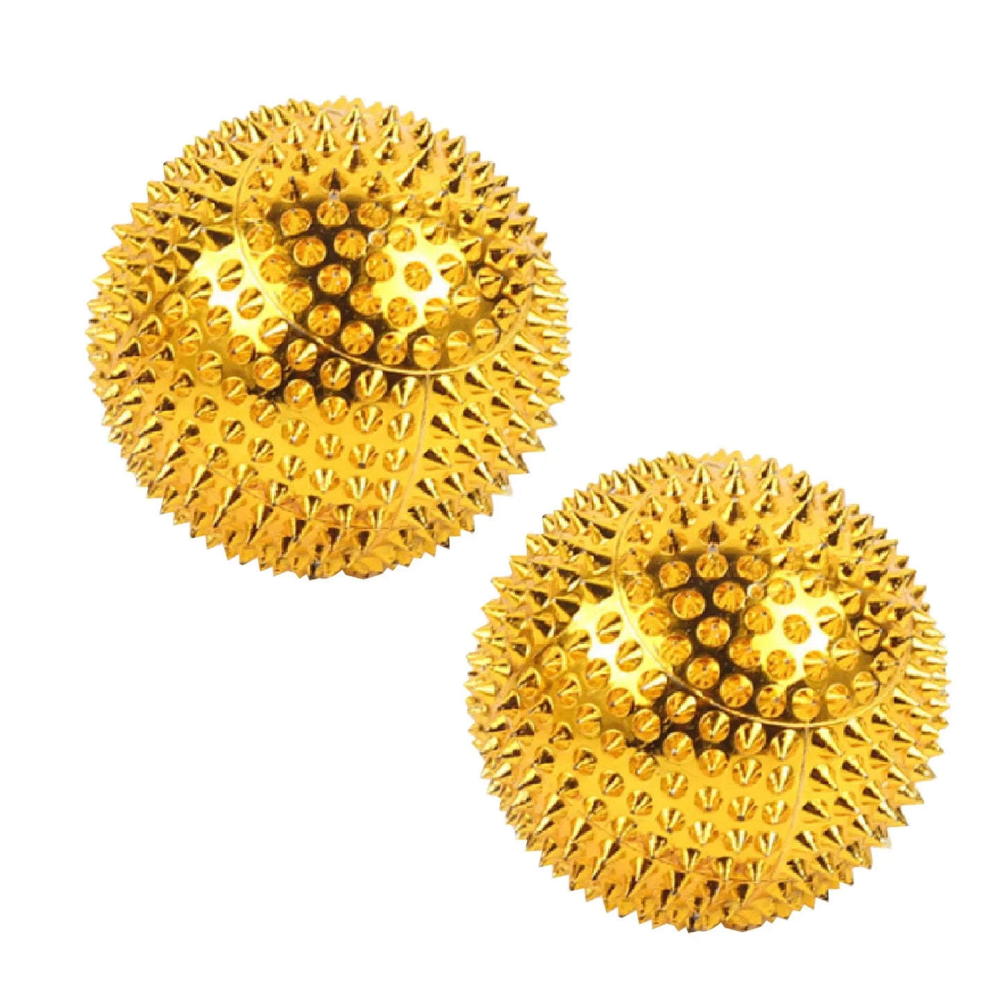 2PCS Massage Balls trigger point with needles-Acupressure Active Massager Spiky Hard Massaging Tool for physiotherapy Hand Foot