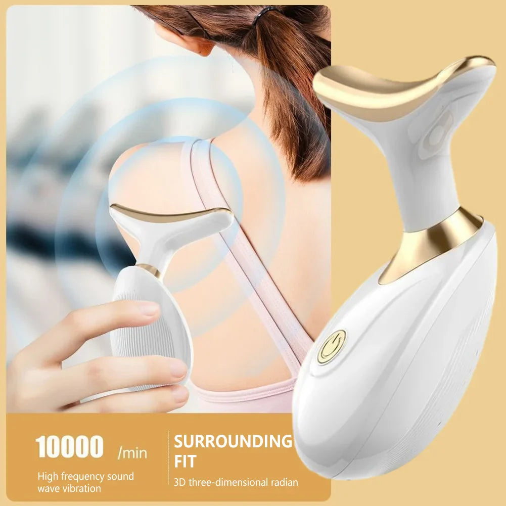 USB Charging Portable Anti Wrinkle Double Chin Universal Electric Face Firming Massager Multi-Dimensional Face Beauty Device