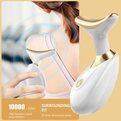 USB Charging Portable Anti Wrinkle Double Chin Universal Electric Face Firming Massager Multi-Dimensional Face Beauty Device