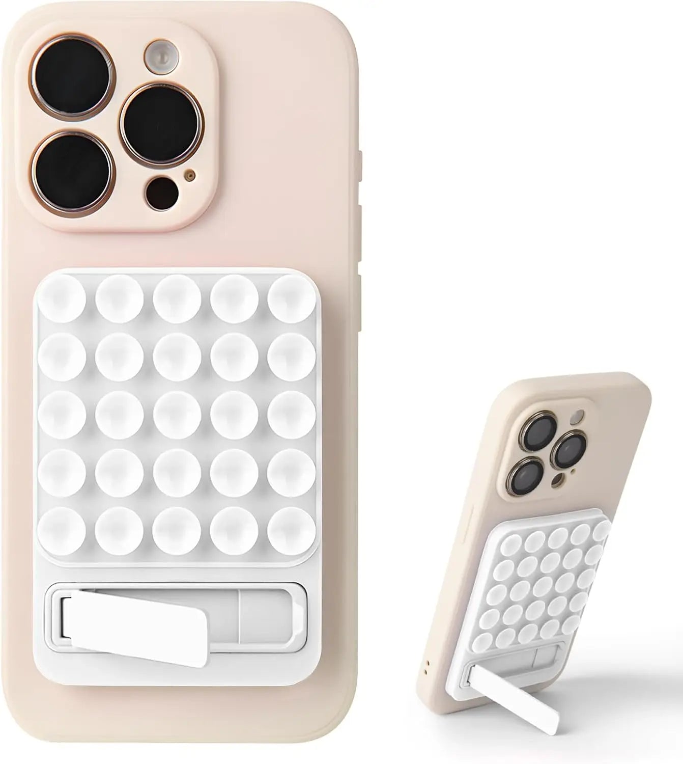 Silicone Suction Phone Mount Mirror Shower Phone Holder Foldable Adhesive Smartphones Accessory For Selfies And Videos