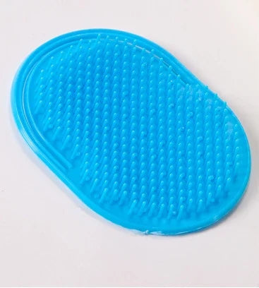 Wet and Dry Scalp Massage Brush Head Cleaning Adult Soft Household Bath Massage Comb Silicone Shampoo Brush Head Massager