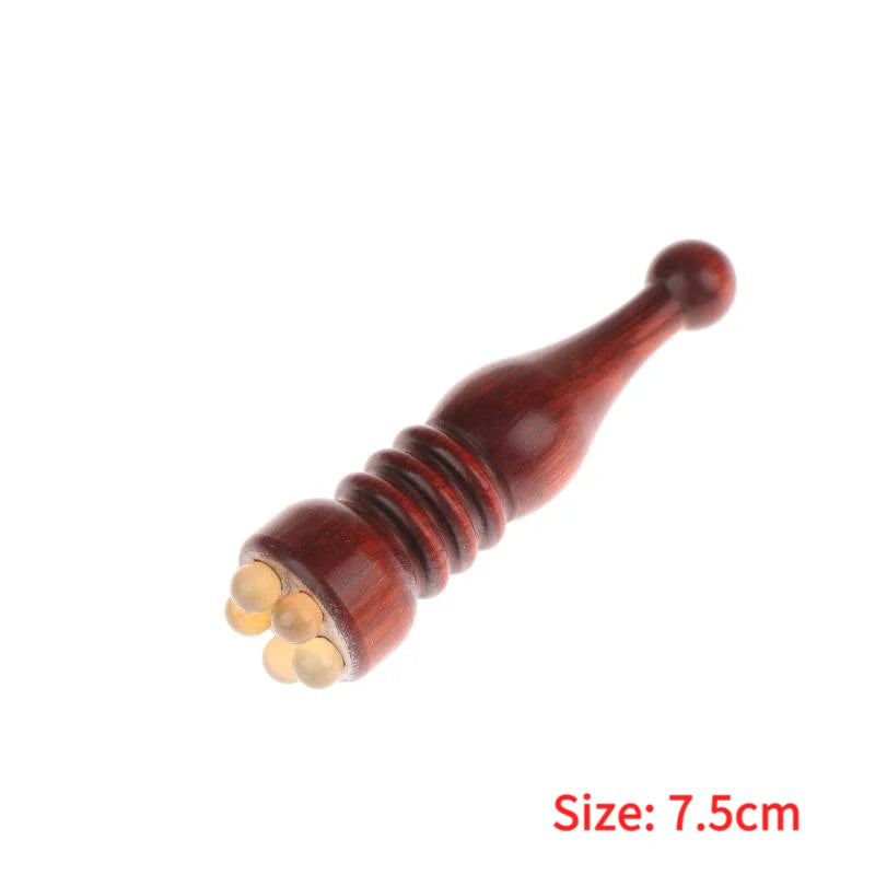 Lotus Seedpod Shape Massager Facial Physiotherapy Tool Green Sandalwood Face Massage Tools Gua Sha Face Skin Care Massage Sticks