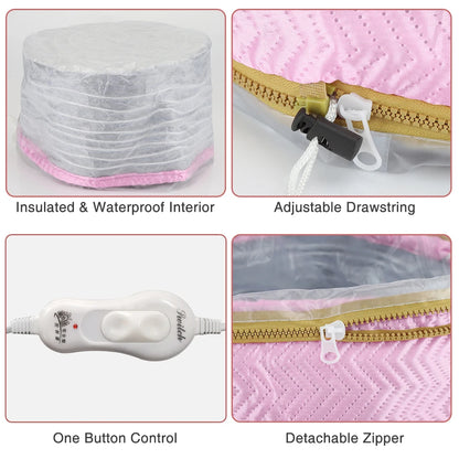 Thermal Treatment Hair Cap Heating Electric Hair Cap Nourishing Hair Mask Baking Oil Cap Hair Dryer Heat Hat Hair Care