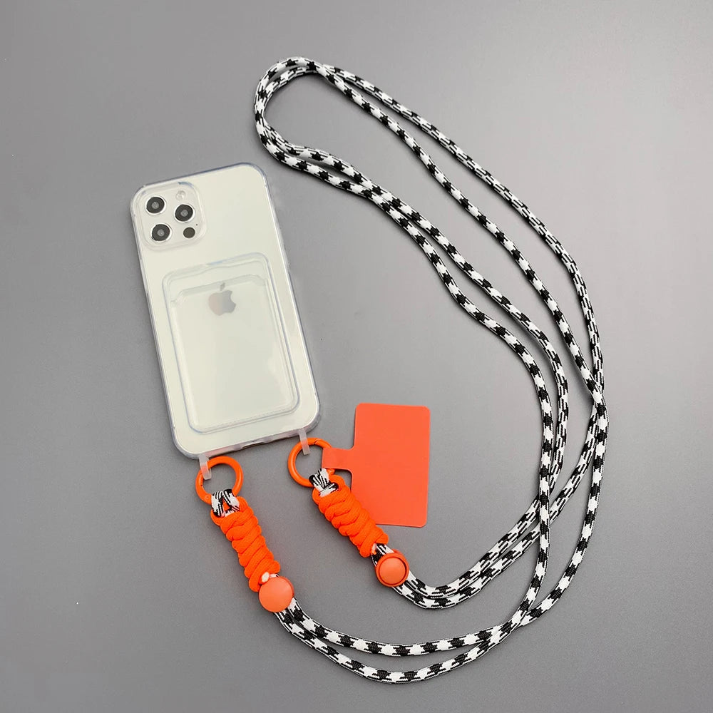 Crossbody Necklace Cord Lanyard Transparent Case For iPhone 11 12 13 14 15 Pro Max 6 7 8 Plus X XR XS Max Strap Hang Rope Cover