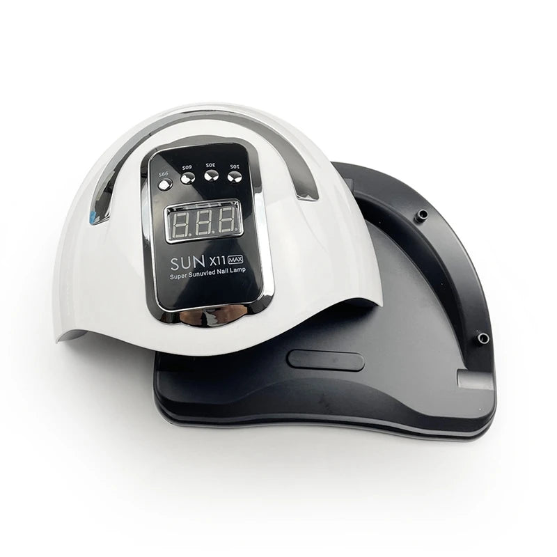 LED Nail Lamp For Manicure 280W Nail Dryer Machine UV Drying Lamp For Curing UV Gel Nail Polish With Motion Sensing LCD Display