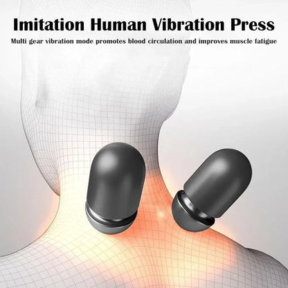 Electric Massager Cervical Pillow Hot Compress Vibration Massage Neck Traction Relax Sleeping Memory Foam Pillow Spine Support