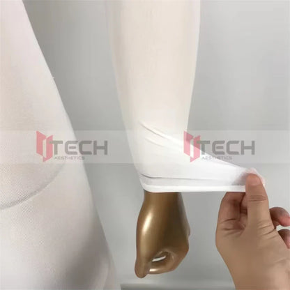 10pcs white bodysuit body suit massage suits disposable vacuum massages costumes for vacuum body massage machine
