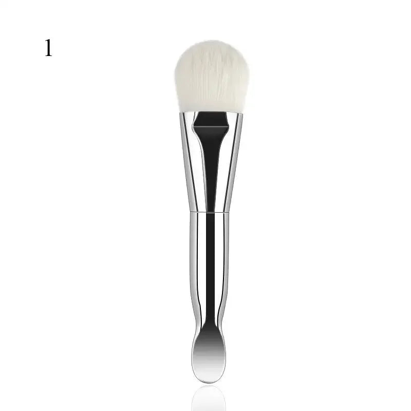 1Double-ended Silicone Face Mask Brush Daub Type Mud Film Special Brush Beauty Makeup Tool Foundation Applicator Concealer Brush