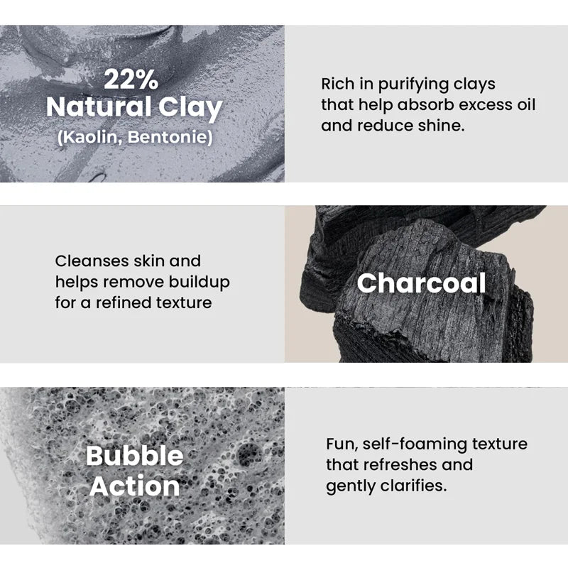Bubble Deep Mask Korean Carbonated Facial Cleanser Oil Control Blackhead Removal Pore Tightening Skincare
