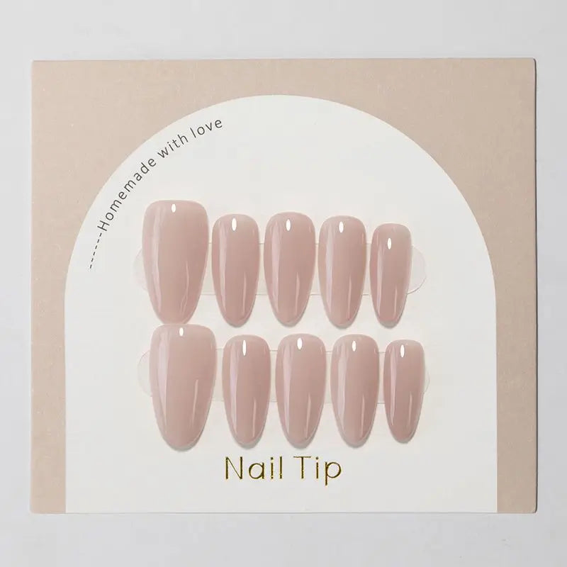 10PCS Handmade Press on Nails Reusable Adhesive False Nails Fake Nails Wearwable Manicure Art Finger Tips Decoration Fashionista