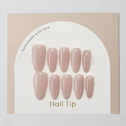 10PCS Handmade Press on Nails Reusable Adhesive False Nails Fake Nails Wearwable Manicure Art Finger Tips Decoration Fashionista
