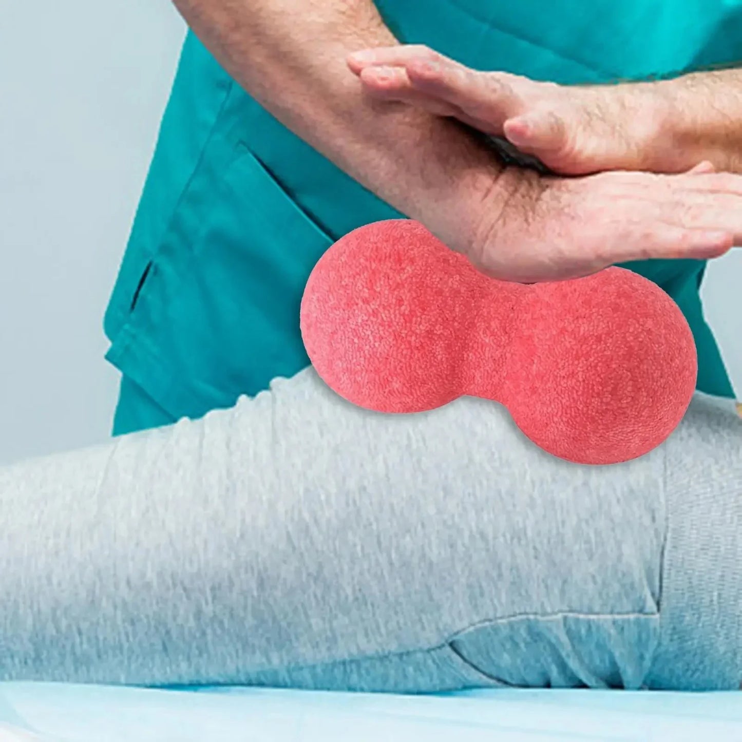 High Density Massage Ball Peanut Massage Ball, Double Long Hockey Ball Massage Roller Ball For Deep Tissue Muscle Massage