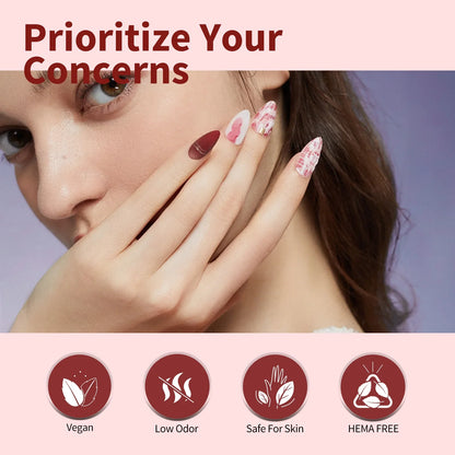 CANNI Nail Gel Polish Set HEMA TPO FREE Jelly Nude Color Rubber Base UV Construction Gel Semi Permanent Soak off UV LED Gel Nail