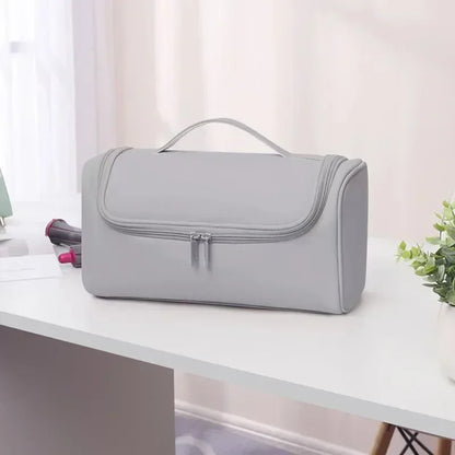 Large Capacity Hair Dryer Storage Bag Non-slip Hair Curler Tools Storage Pouch Water Proof Wear-resistant Curling Iron PU Bags