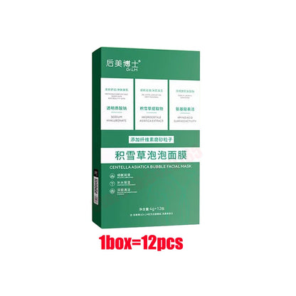 Korean Cosmetics Collagen Bubble Face Sheet Masque Centella Asiatica Purifying Foam Mud  Moisturizing Hydrating Oil Control Mask