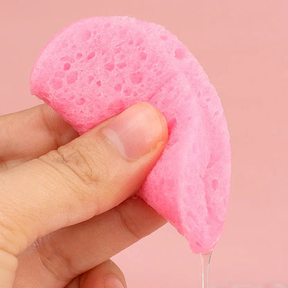 Natural Cellulose Face Sponge Compressed Facial Sponges Spa Sponges Cleansing Massage Pore Exfoliating Mask Makeup Removal