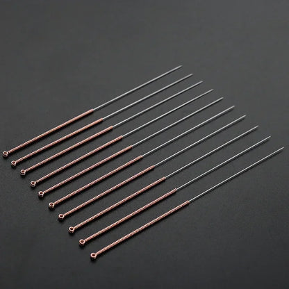 Quality Acupuncture Needle 100pcs Hwato Copper Handle Sterile Beauty Health Massage gua sha 0.18/0.25/0.30/0.35mm