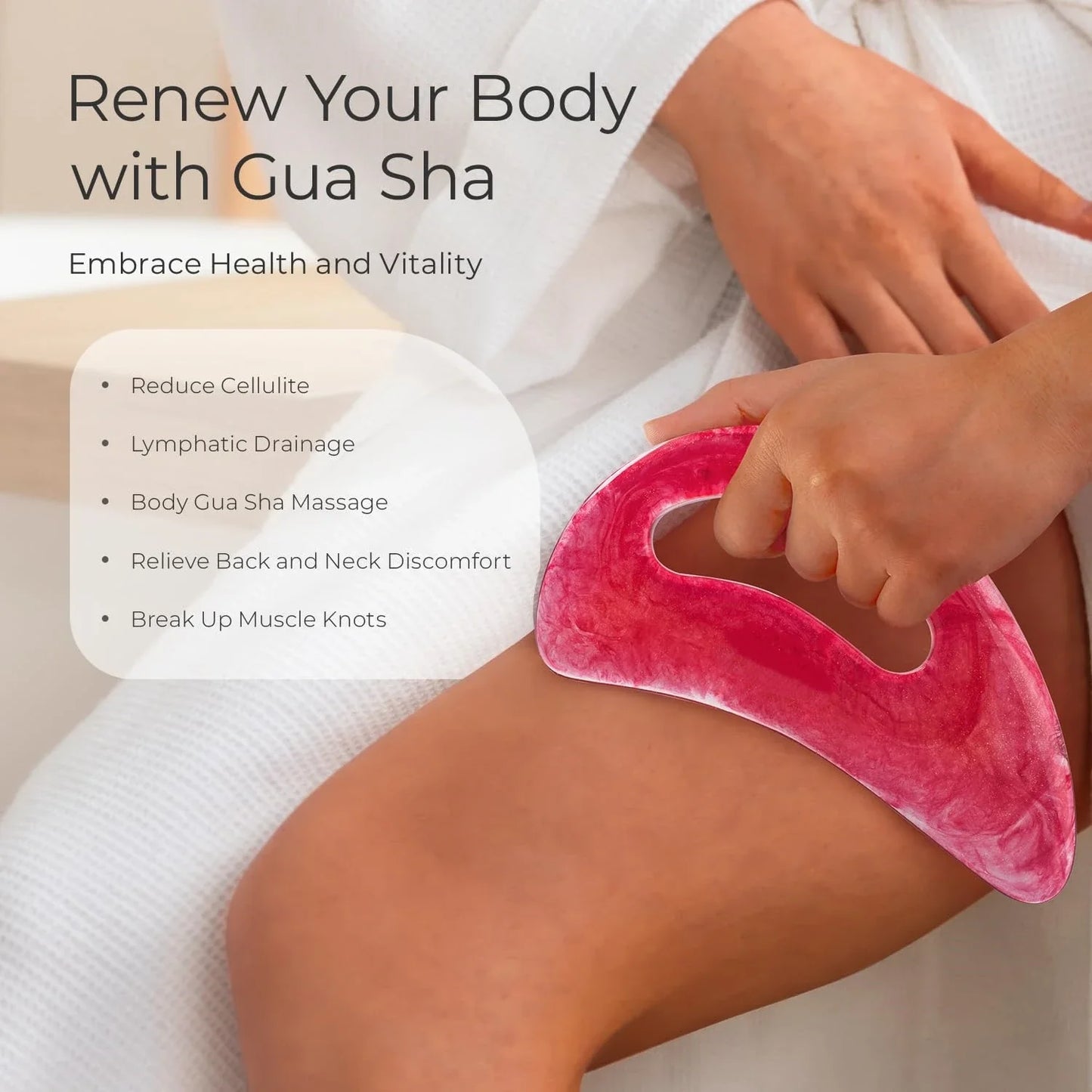 1Pcs Gua Sha Scraper Massager For Face Neck Body Guasha Massage Tool Facial Skin Care Guasha Board Face Massager
