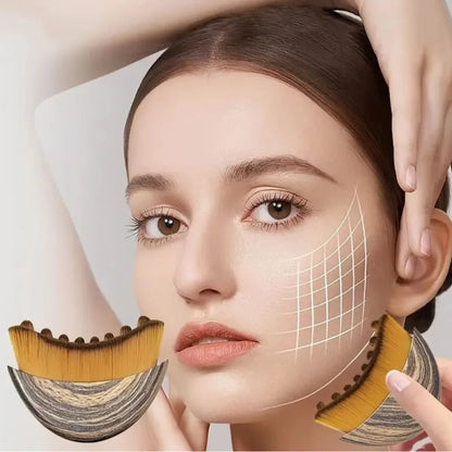 Spa Body Brush Dry Brushing Face Brush Lymphatic Drainage Massager for Face Dry Skin Body Brush Blood Circulation Massage Tools