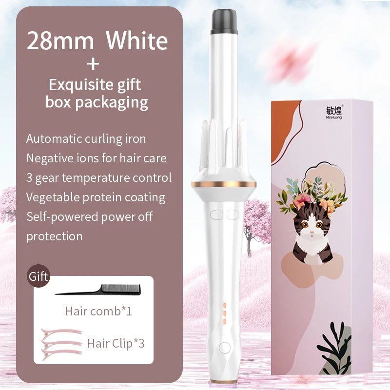 Automatic Hair Curler 28mm/32mm Large Wave Curling Iron Anion Fast Heating Professional Styling Curlers Curling Wand Hair Waver