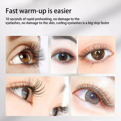 Electric Eyelash Curler Heated Portable Safety Electric Eye Lashes Eyelash Grafting Long Lasting Mini Fast Heating Makeup Tools