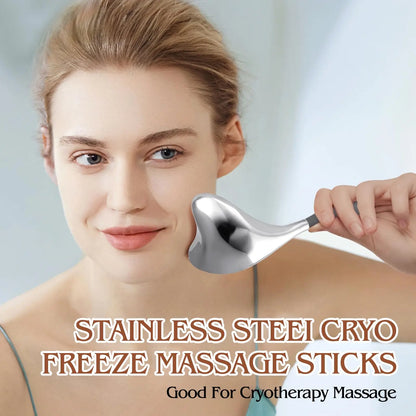 Ice Globes Facial Skin Care Tools for Women Face Eyes, Esthetician Supplies Cooling Spa Globes Cold Roller
