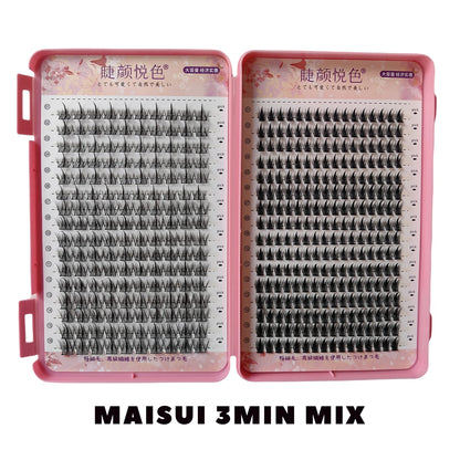 False Eyelashes Mix 32 Rows High-capacity Natural DIY Extension Supplies Lashes Cluster Multi Style Fusion Professional Makeup