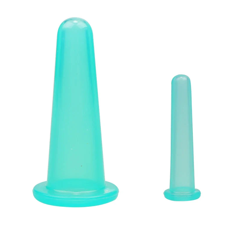2/4/7Pcs Set Silicone Anti Cellulite Cup Vacuum Massage suction Cups Body Pain Relief Roller Manual Suction Cups Cupping Therapy