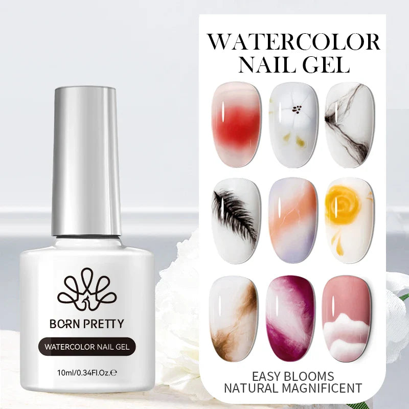 BORN PRETTY 15ml 3D Carving Jelly White Nude Non Stick Hand Solid Extension Nail Gel Polish Flower Acrylic Nail Art Building Gel