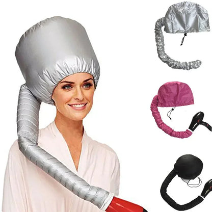 Hair Bonnet Portable Dryer Cap Steamer Quick Dry Baked Oil Care Diffuser Drying Hairdressing Tools Hair Cap Shower Cap Women