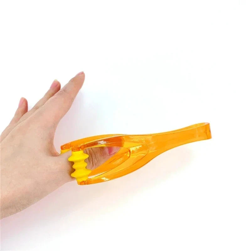 Mini Finger Joints Roller Massager Hand Elastic Massage Clamp with Elastic Handle for Finger Blood Circulation Muscle Relaxation
