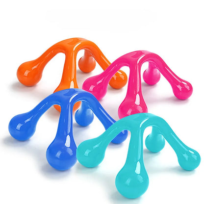 Handheld Arch Body Massager Health Balance Four Ball Back Mini Massage Stick Relax Acupressure Health Massage Tools