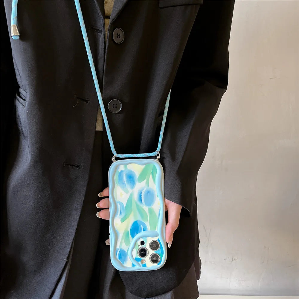 Crossbody Lanyard Phone Case Xiaomi Redmi Note 14 Pro 5G Note 14 Pro Plus 14C POCO X7 Pro 14T Rope Necklace Strap Silicone Cover