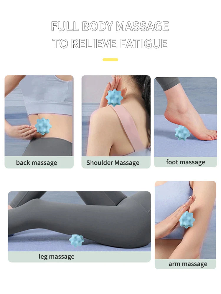 TPE Fascia Ball Neck Arch Massage Ball Back Muscle Relaxation Yoga Hedgehog Ball Massage Ball