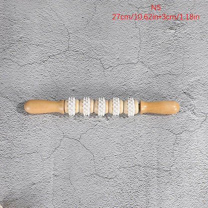 Wooden Massage Roller Portable Massage Tools For Face Neck Muscle Relax Head Foot Massager Stick Body Relaxation Beauty Health