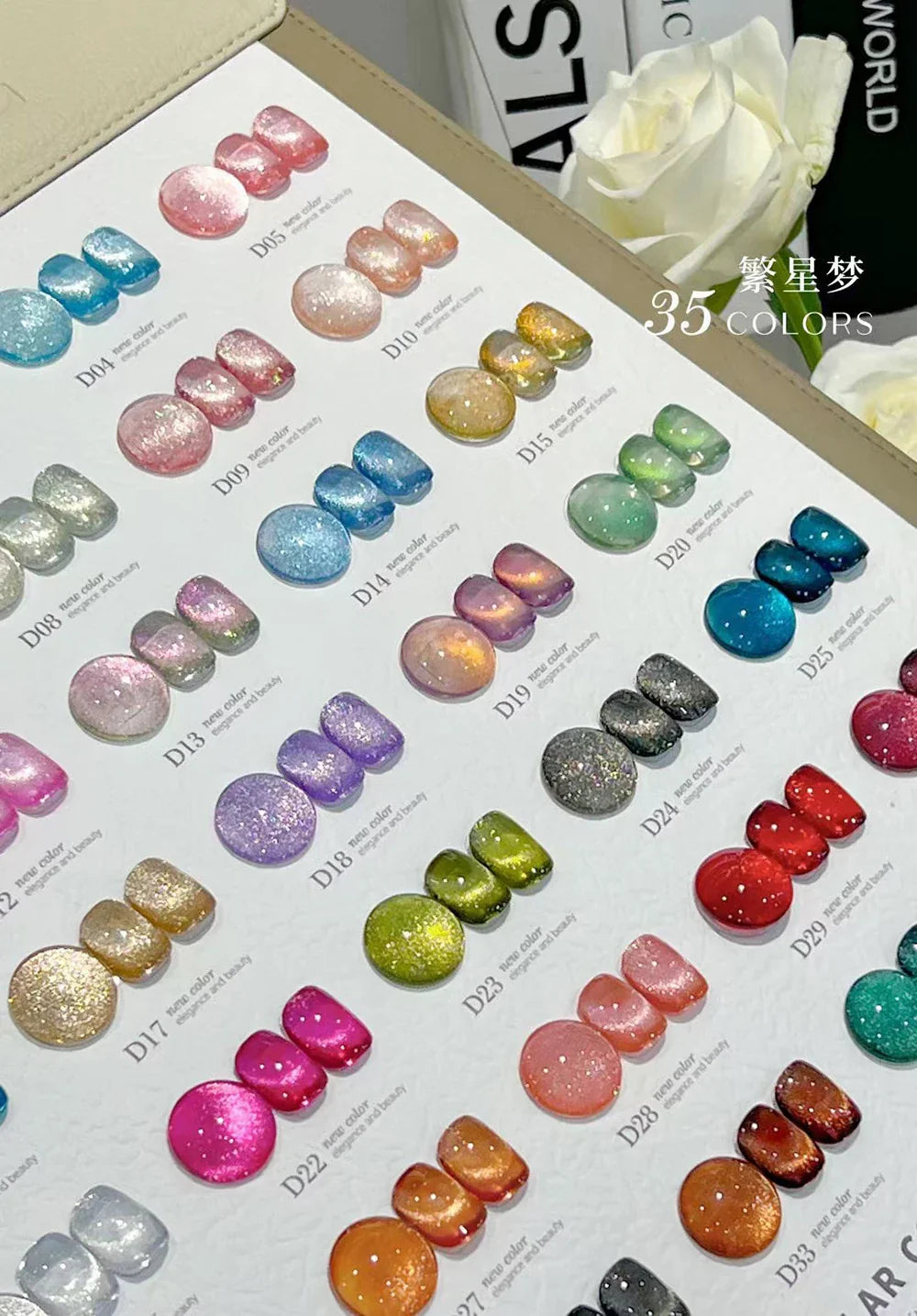 35 Color 6D Cat Eye Gel Polish Gel Nail Polish Varnish Nail Set UV Soak Off Gellak Gelpolish Nail Art Primer Manicure Gel Lacque