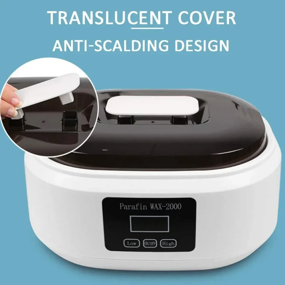 2L Paraffin Wax Machine Paraffin Bath Kit Wax Melts for Feet and Hand Paraffin Wax Warmer Foot Mask Moisturizing Socks