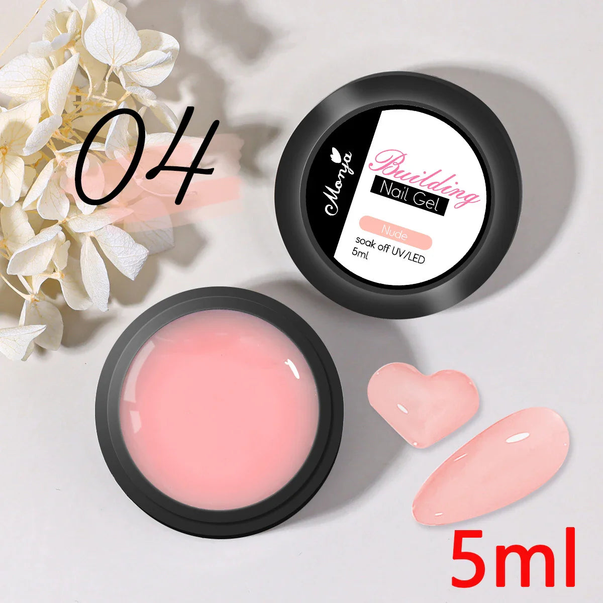 5ML Solid Gel For False Nails Bubble-free Transparent Solid Strong Glue Stick Nails Tips/Gems Long-lasting Solid Nail Patch Gel