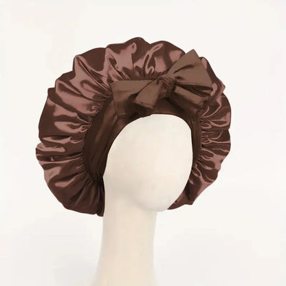 2026 Adjustable Silk Satin Bonnet for Sleeping Hair Bonnet with Tie Band Bonnets for Women Men Hair Protection