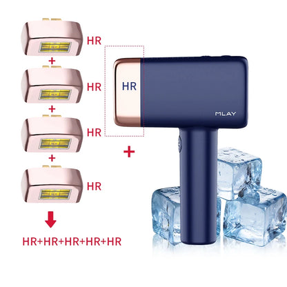 MLAY T14 IPL Hair Removal ICE Cool Laser Hair Removal Epilator 3IN1 Permanent Epilator Body 500000 Flashes Electric Depilator