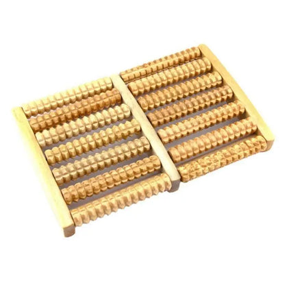 Wooden Foot Massager Roller Reflexology For Stress Fitness Health Care Feet Massage Roller Pain Relief