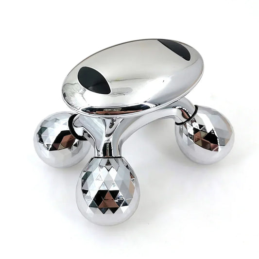 4D Roller Massager Solar Micro Current Massager Face Lifting Tightening Body Slimming Shaping Anti-cellulite Roller Beauty Care