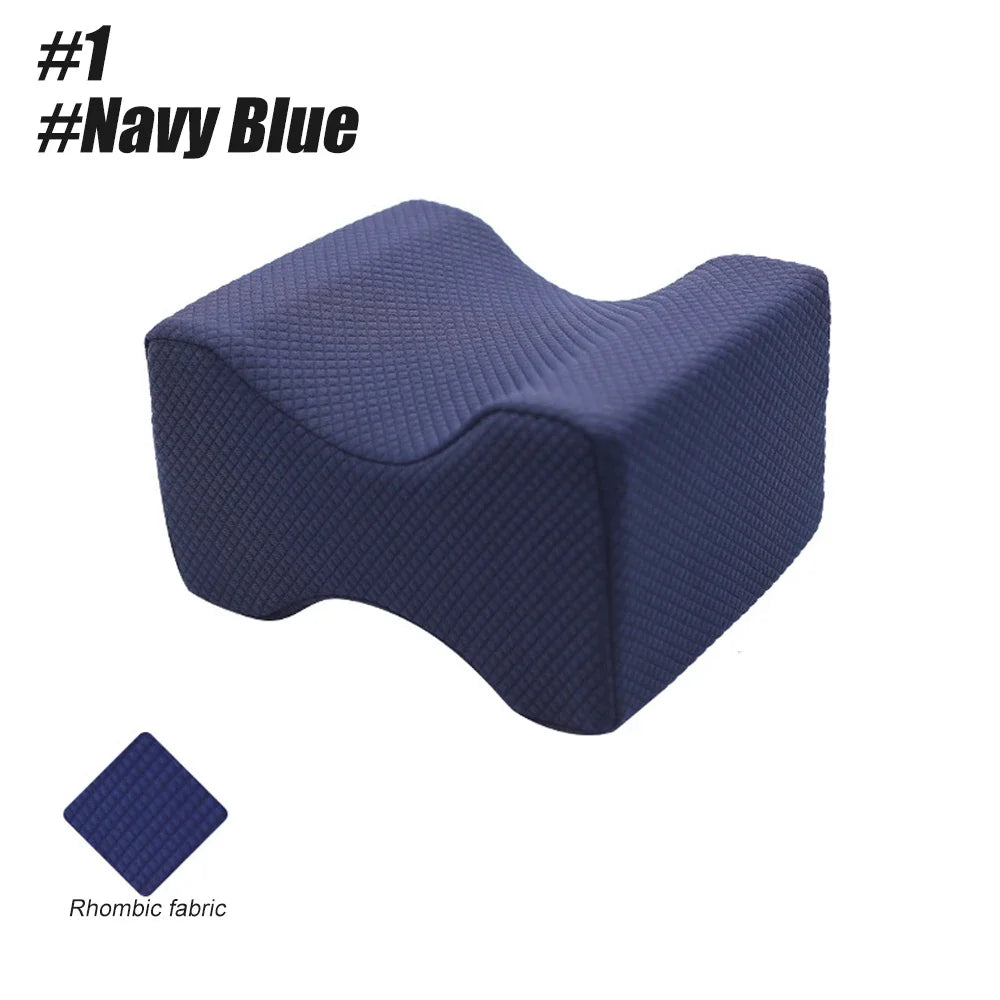 Memory Foam Knee Pillow Back Support Align Spine Pregnancy Body Pillows for Side Sleepers for Orthopedic Sciatica Back Leg Hip