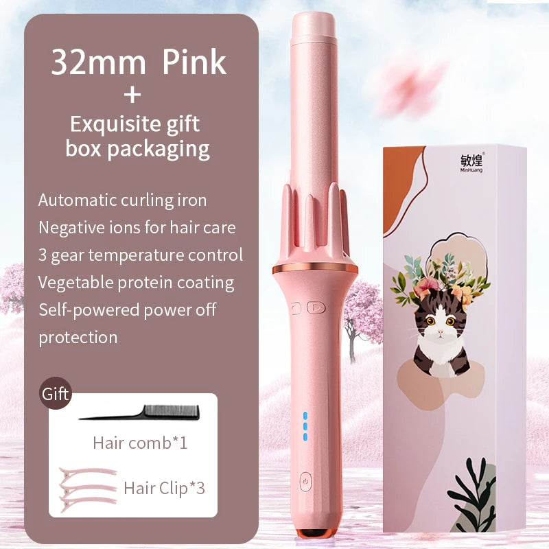 Automatic Hair Curler 28mm/32mm Large Wave Curling Iron Anion Fast Heating Professional Styling Curlers Curling Wand Hair Waver