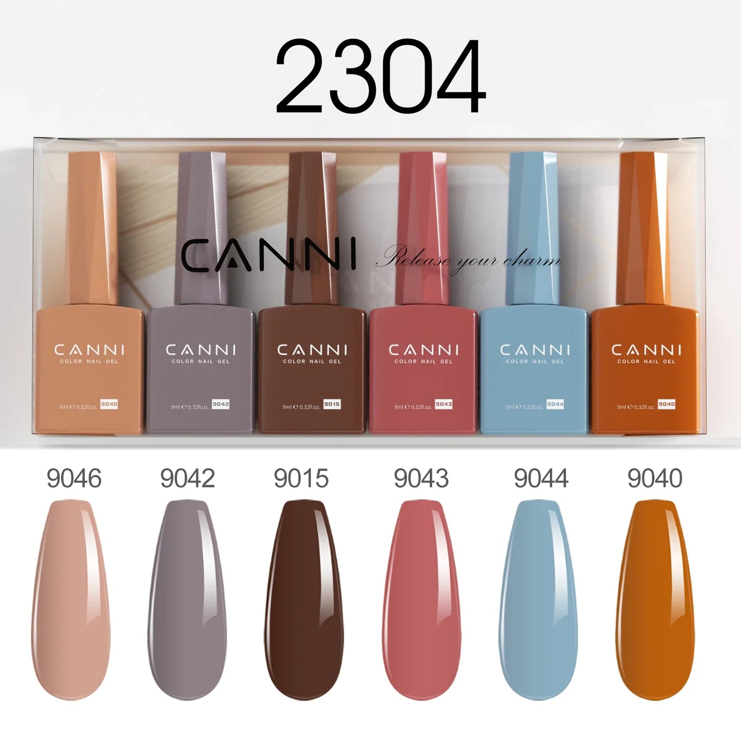 CANNI Nail Gel Polish Set HEMA TPO FREE Jelly Nude Color Rubber Base UV Construction Gel Semi Permanent Soak off UV LED Gel Nail
