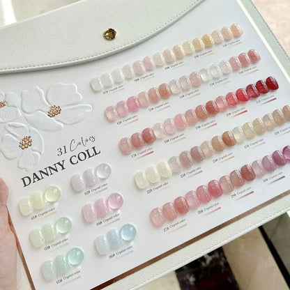31pcs Tanslucent Jelly Nude Gel Nail Polish Set With Color Display Colorful Varnish Semi Permanent UV LED Nail Art Manicure Gel
