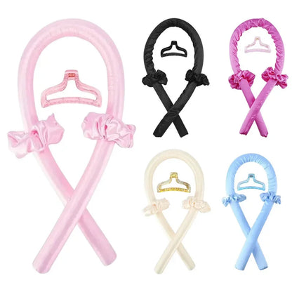 Woman Heatless Curling Rod Heatless Hair Curls Headband Make Hair Soft Shiny Hair Curler Hairdressing Tools Accessories DIY hair