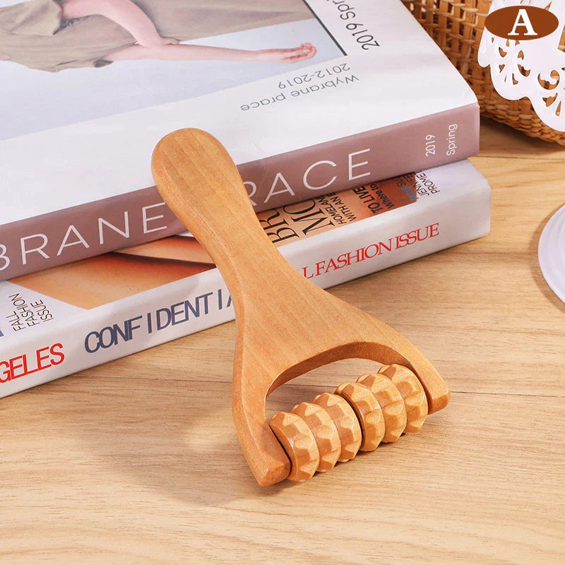 Wooden Massage Roller Portable Massage Tools For Face Neck Muscle Relax Head Foot Massager Stick Body Relaxation Beauty Health