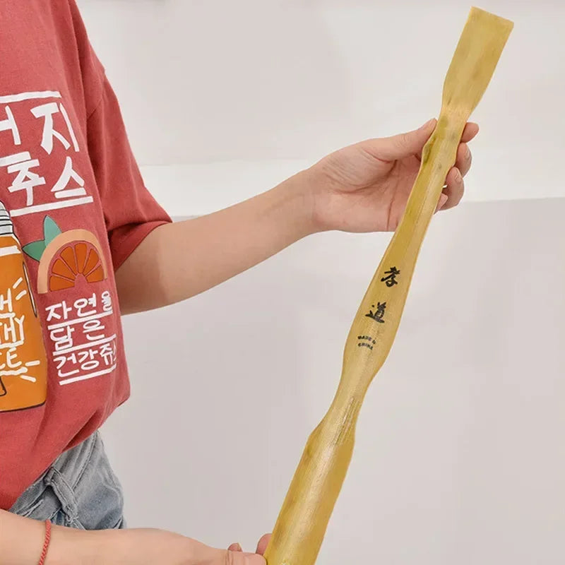 Durable Bamboo Massager Back Scratcher Wooden Body Roller Stick Backscratcher Wooden Scratching Backscratcher Massager